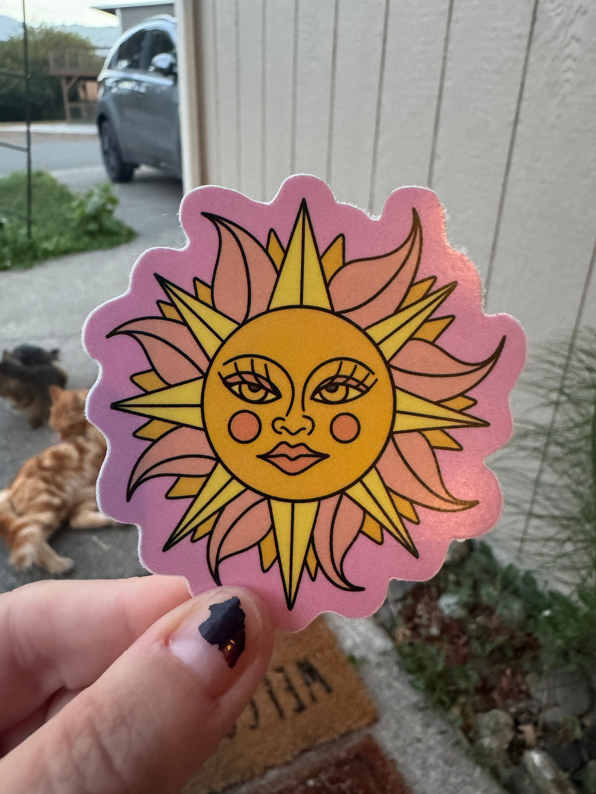 Sun sticker