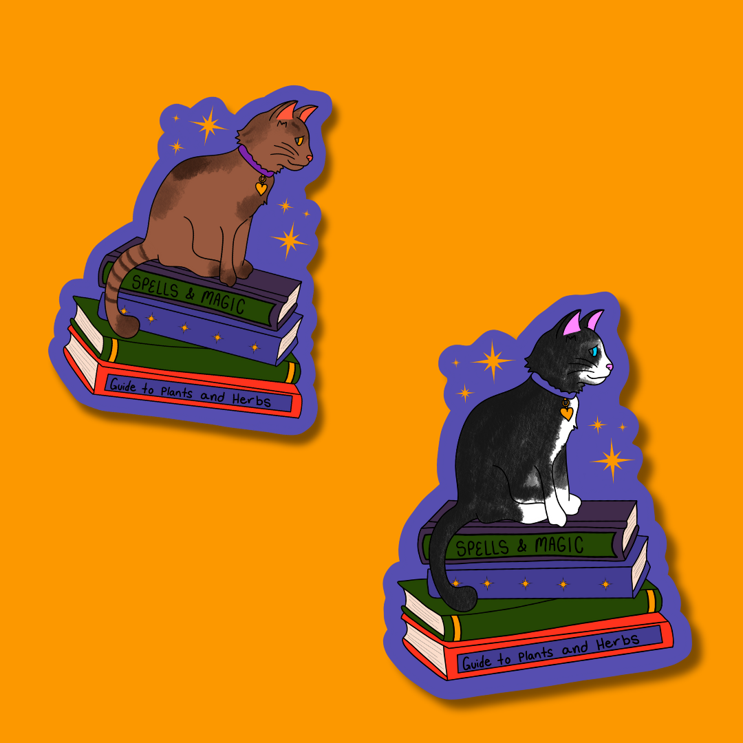 magic cat sticker