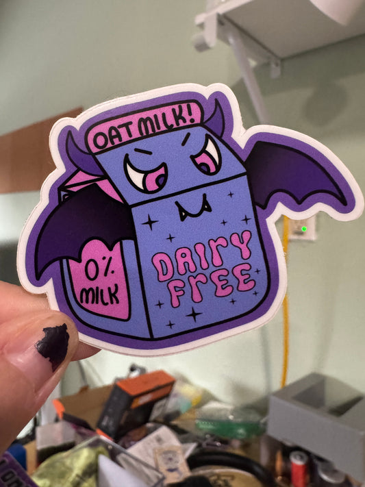 Dairy free sticker