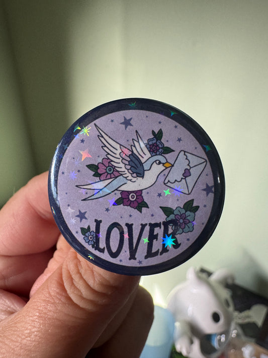 Lover holographic button