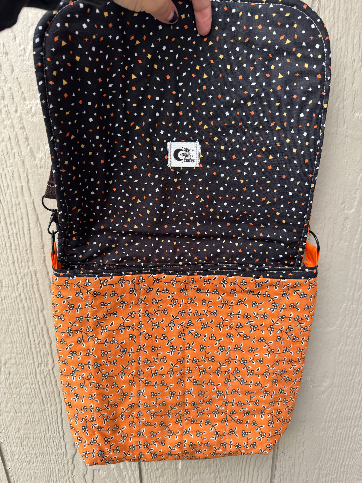 Jack o lantern messenger bag