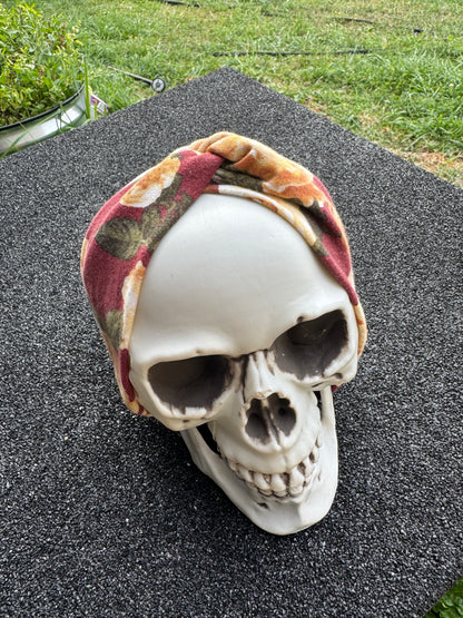 90s floral stretch headband