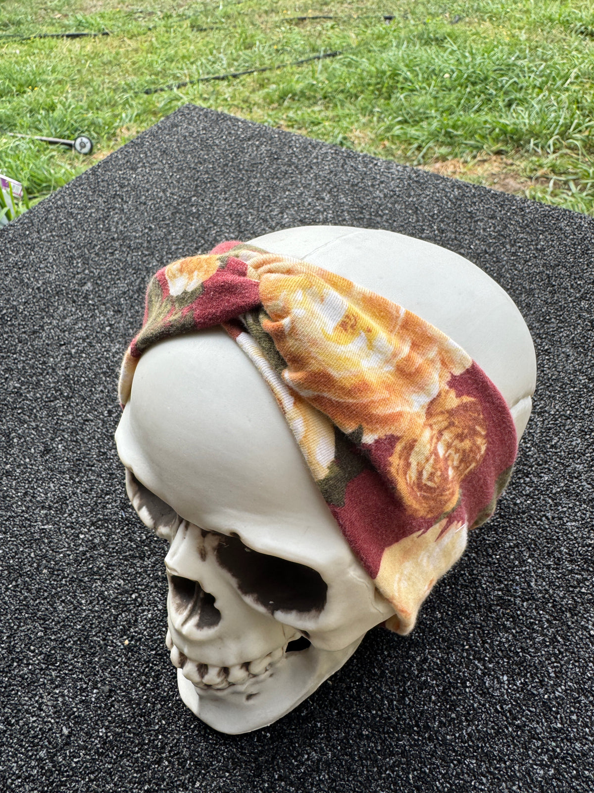 90s floral stretch headband