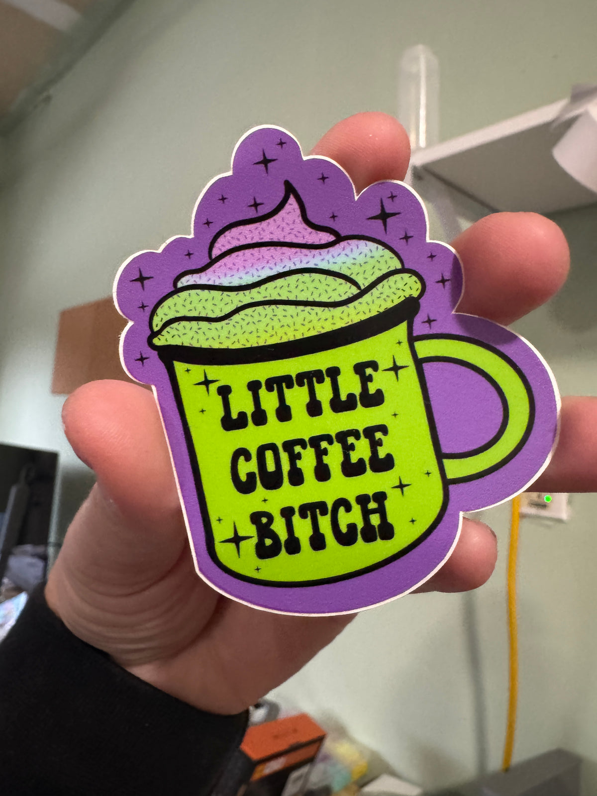 Little coffee bitch sticker