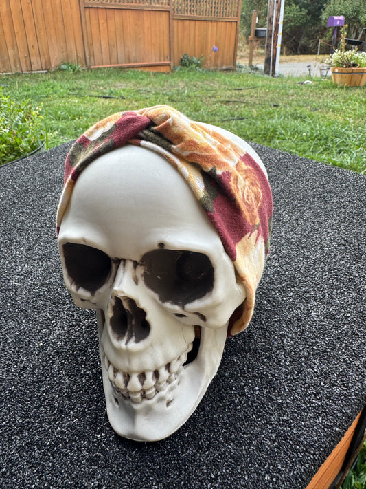 90s floral stretch headband