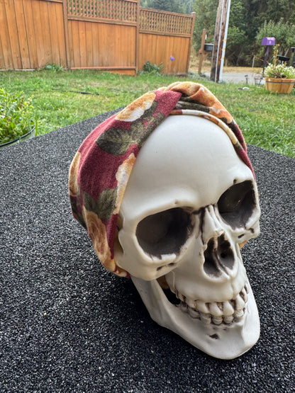 90s floral stretch headband