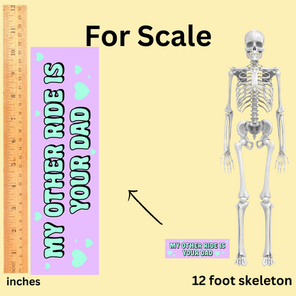 my other ride is your dad bumper sticker