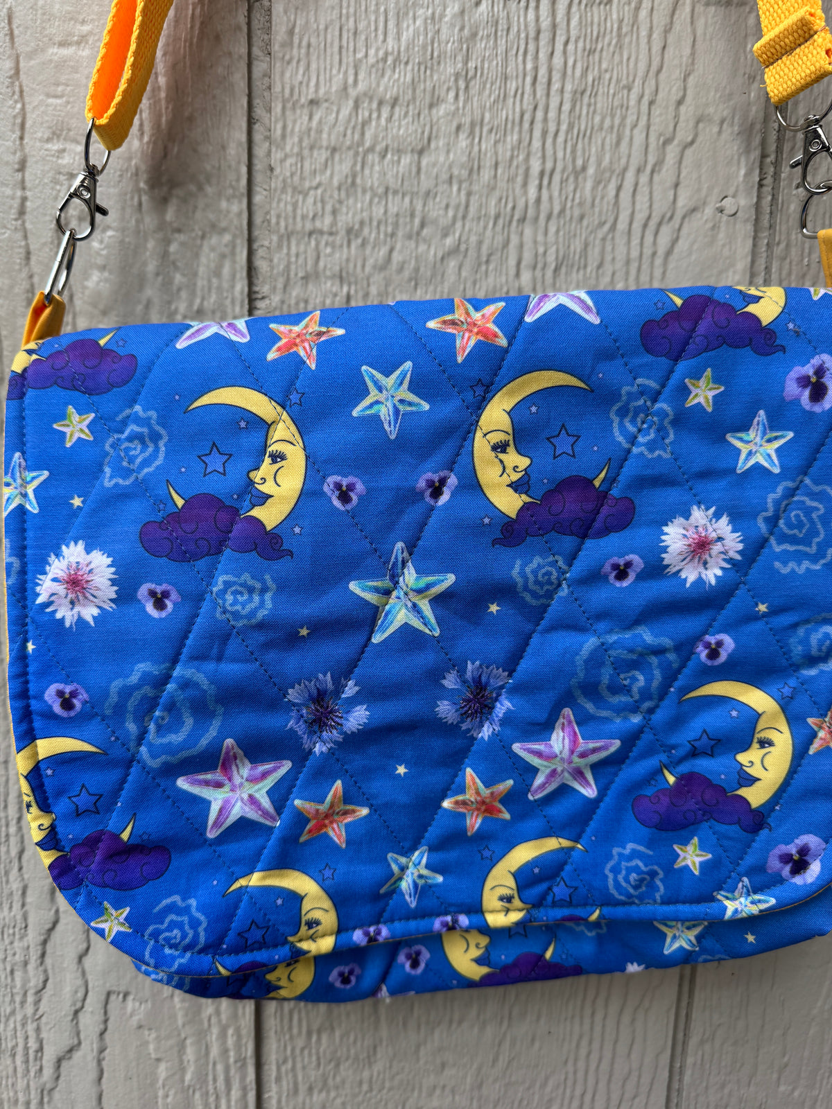 Garden Moon Love Letter messenger Bag