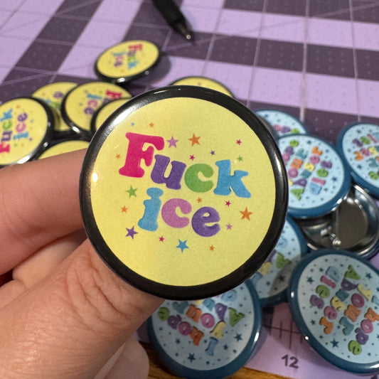 Fuck ice button
