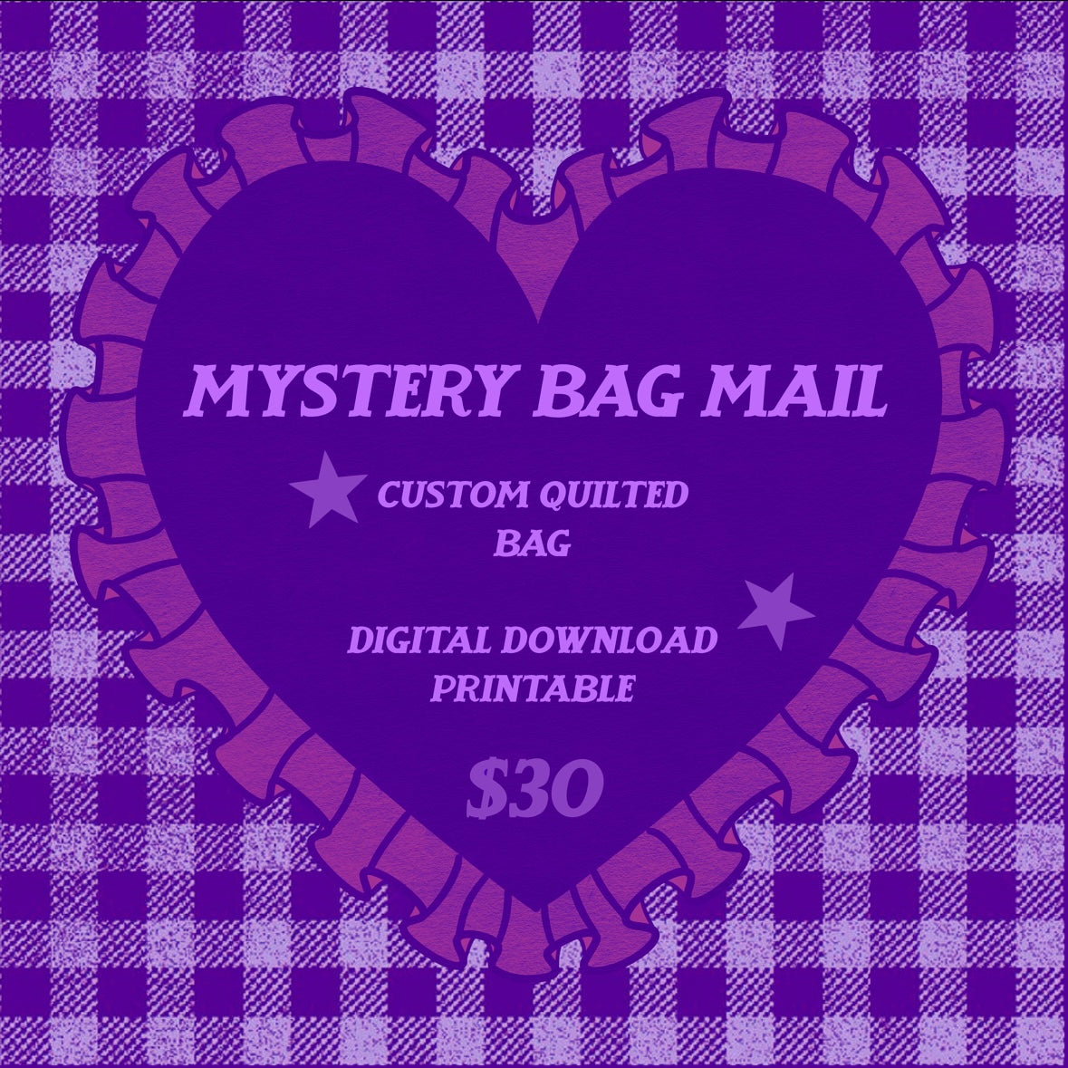 Mail club mystery tote bag