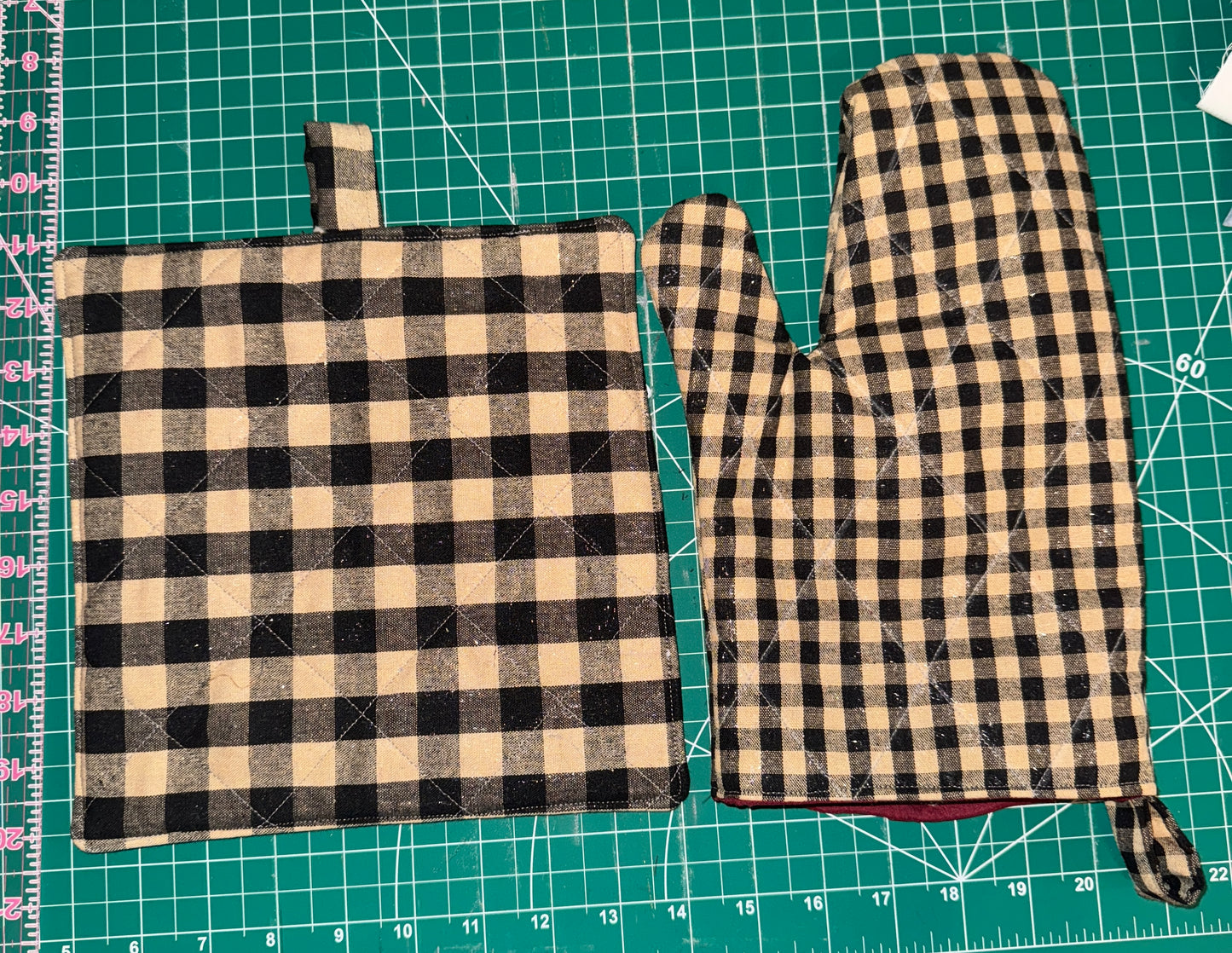 Gingham and checkers Kitchen Witch Bundle