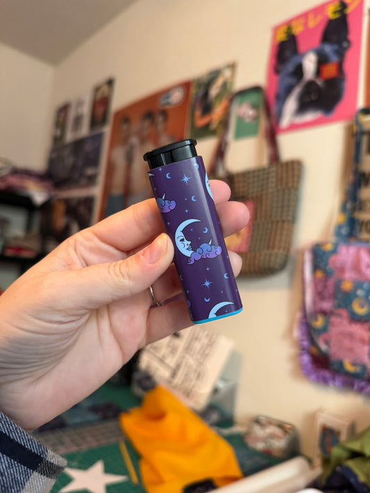 Moon lighter wrap sticker