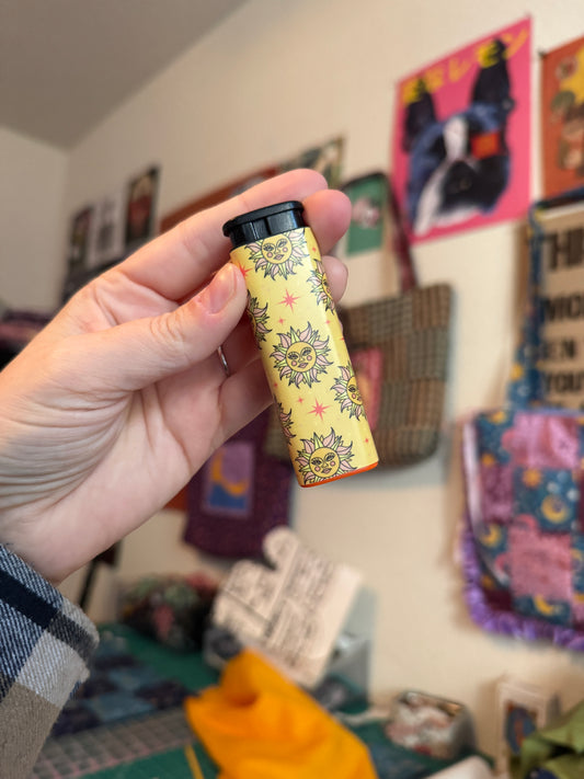Sun lighter wrap sticker