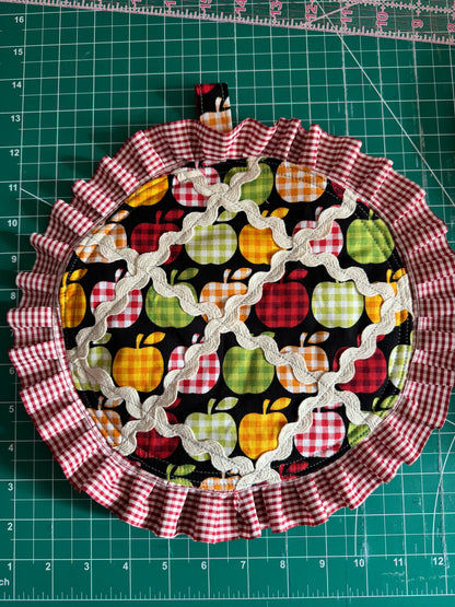 Apple pie potholder
