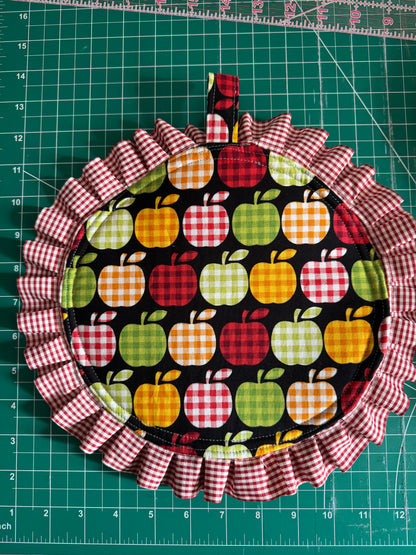 Apple pie potholder