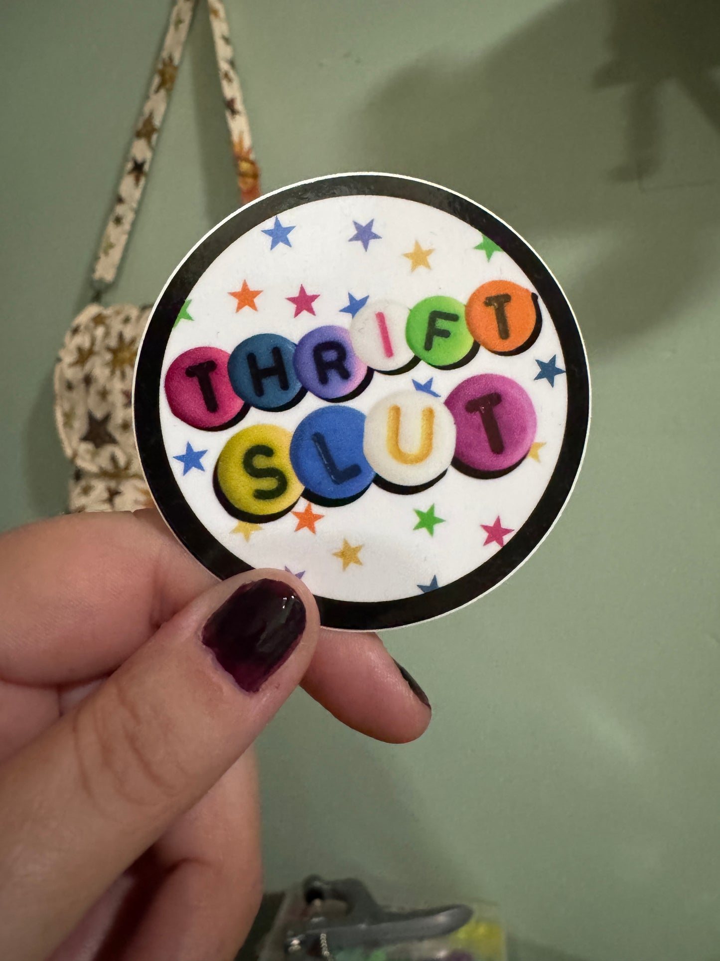 thrift slut sticker