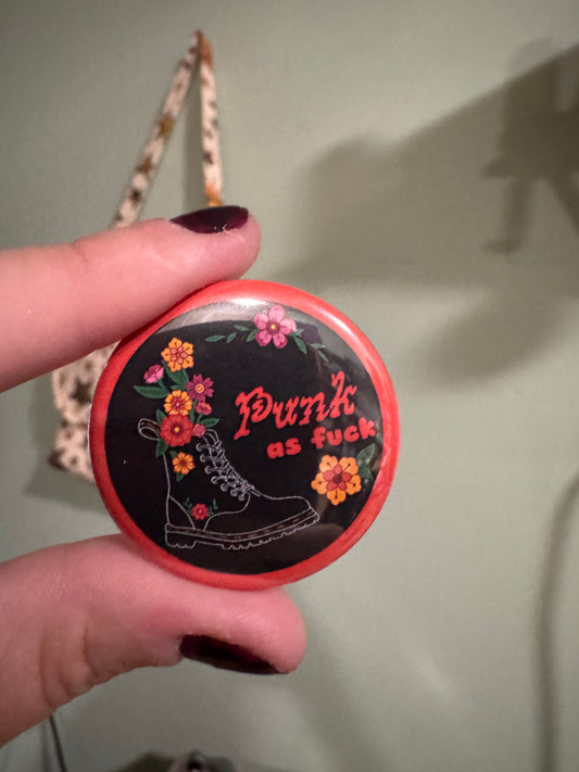 punk as fuck button