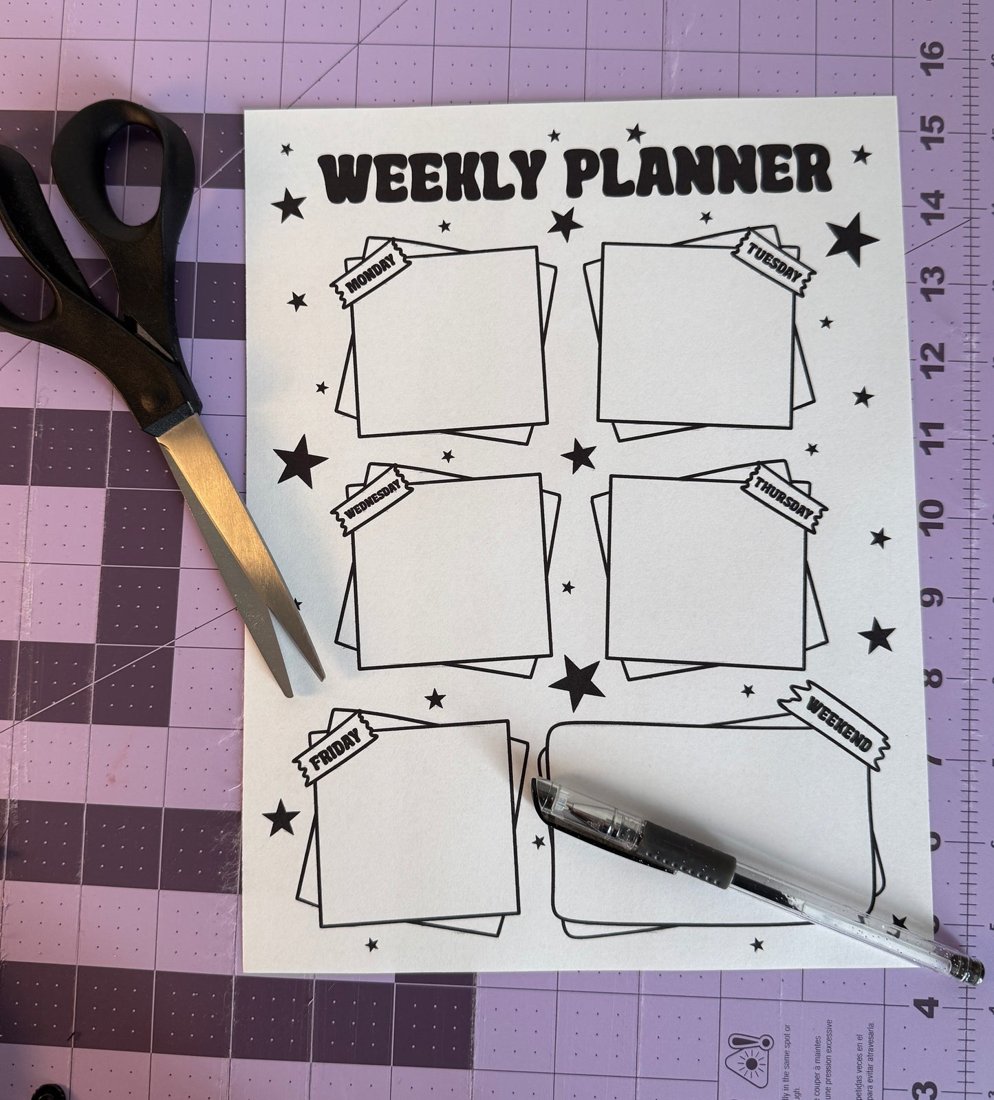 weekly planner
