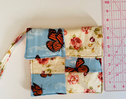 butterfly puff pouch