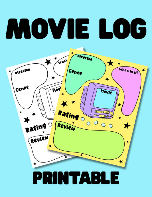 PRINTABLE MOVIE LOG