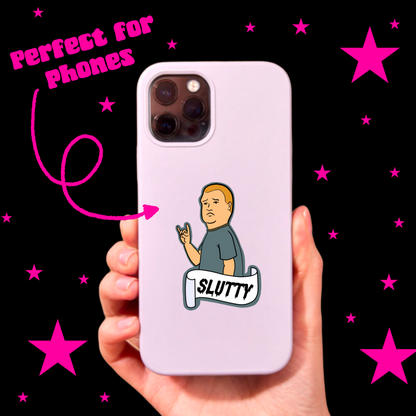 slutty bobby sticker