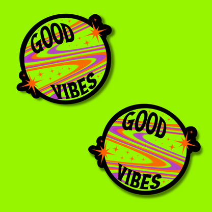 good vibes sticker