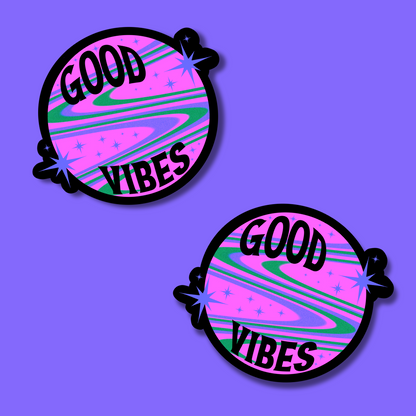 good vibes sticker