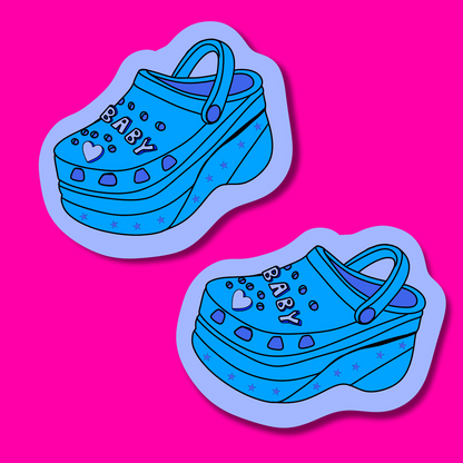 Baby Crox sticker