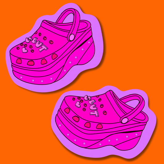 Slut Crox sticker