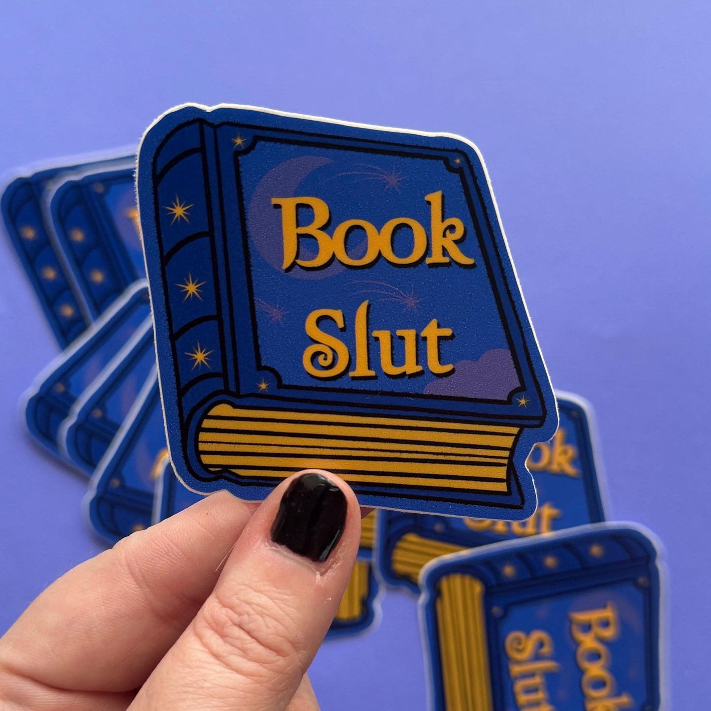 Book Slut StickerStickers for Hydroflask,laptop sticker,Cute Car decals,,Stationary stickers, reading stickers,bookish stickers