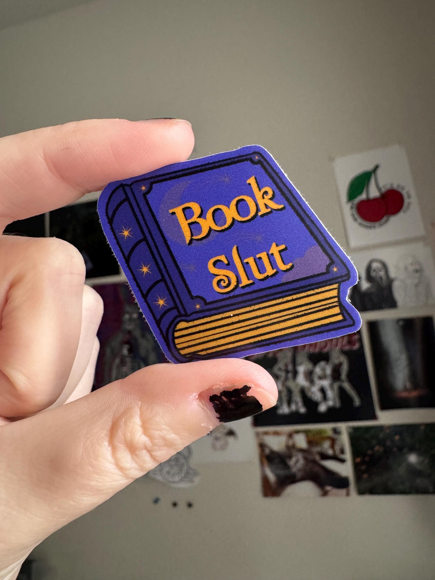 Book Slut StickerStickers for Hydroflask,laptop sticker,Cute Car decals,,Stationary stickers, reading stickers,bookish stickers