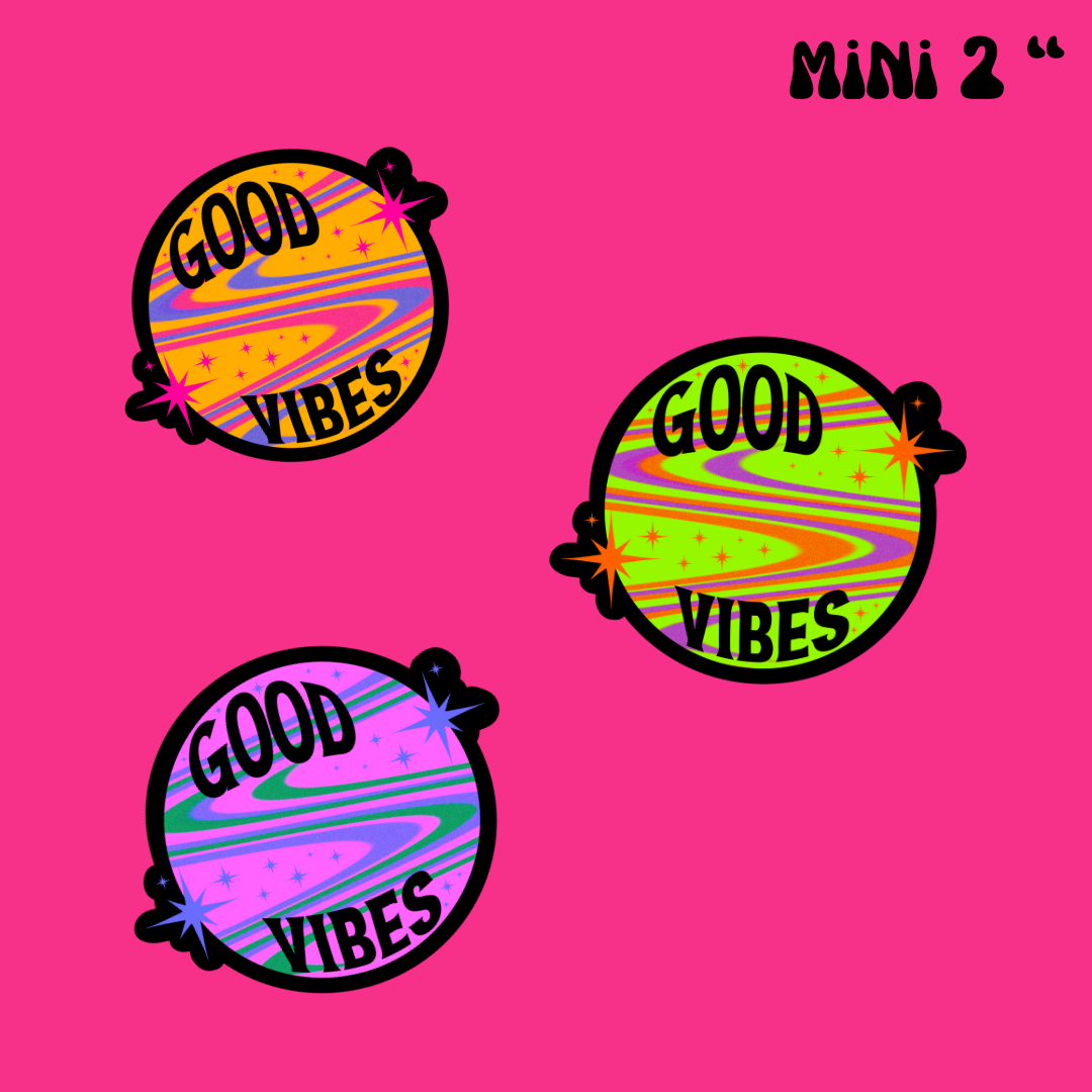 good vibes sticker