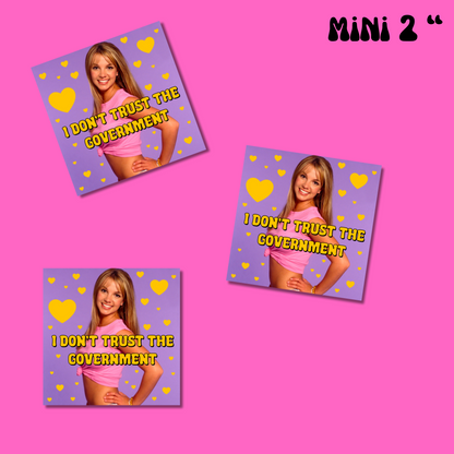 i don't trust the government sticker