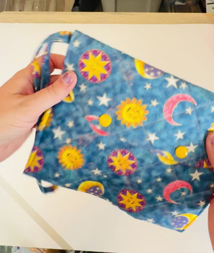 sun & moon whimsigoth puff pouch