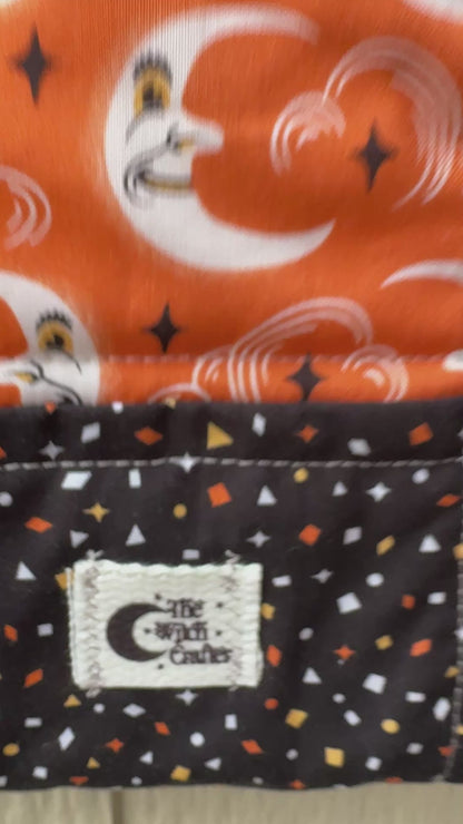 Halloween zippered tote bag