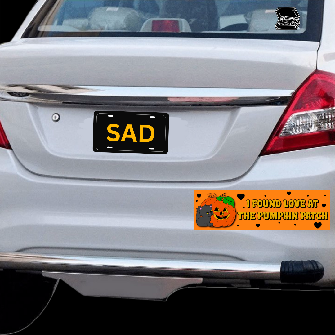 I found love at the pumpkin patch bumper