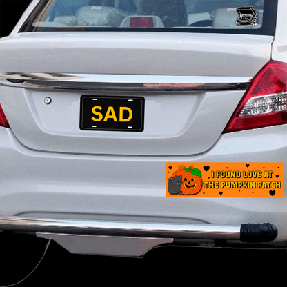 I found love at the pumpkin patch bumper