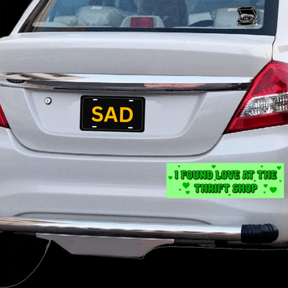 i found love at the thrift shop bumper